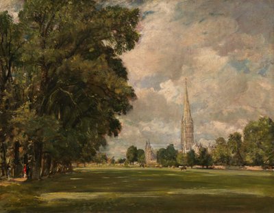 Kathedraal van Salisbury vanuit Lower Marsh Close, 1820 door John Constable